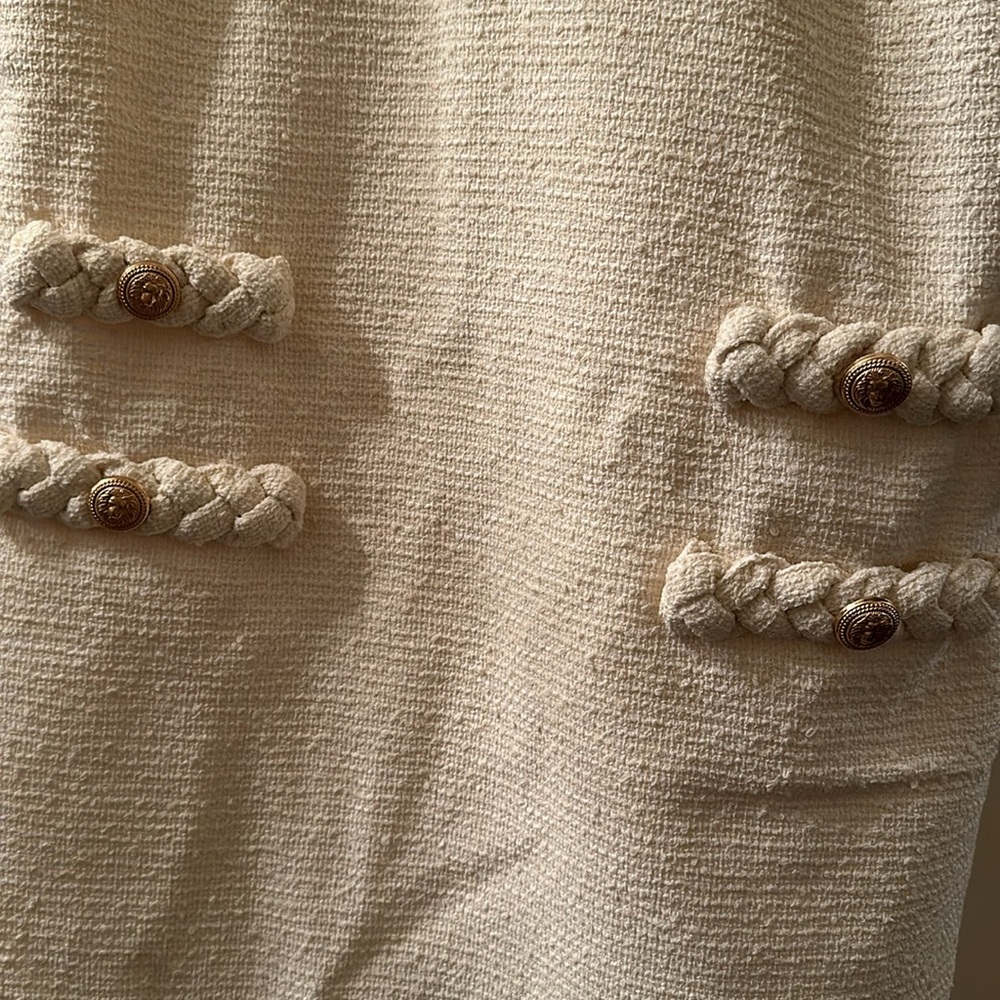Tuckernuck Pearl White Tweed Jackie Dress - Picture 5 of 6